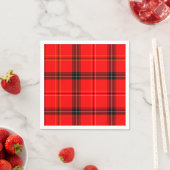 Scottish Red Tartan Serviette (Beispiel)