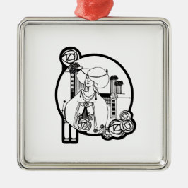 Scottish Rennie Mackintosh inspirierte Dekoration