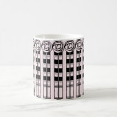 Scottish Rennie Mackintosh inspirierte Rosen-Tasse Kaffeetasse (Mittel)