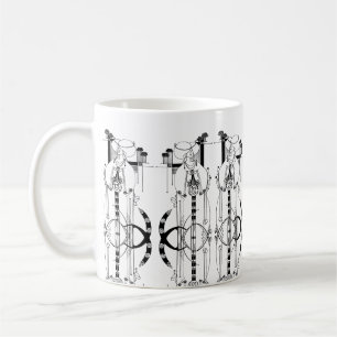 Scottish Rennie Mackintosh inspirierte Tasse