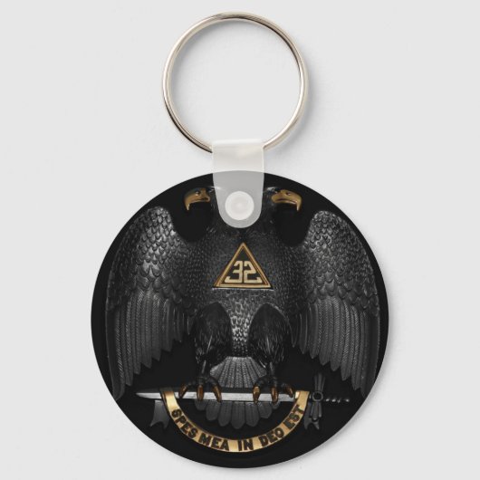 Scottish Rite 32 Degree Mason Eagle Schlüsselanhänger (Vorderseite)