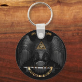 Scottish Rite 32 Degree Mason Eagle Schlüsselanhänger (Vorderseite)