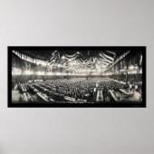 Scottish Rite Banquet Foto 1915 Poster (Vorne)