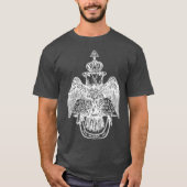Scottish Rite Eagle 33. Degree Freemason Geschenke T-Shirt (Vorderseite)