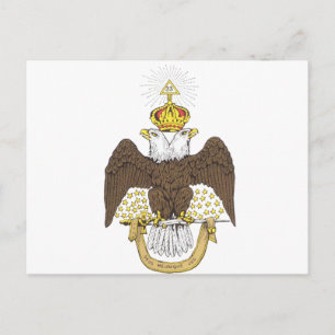 Scottish Rite Postkarte