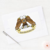 Scottish Rite Rechteckiger Aufkleber (Umschlag)