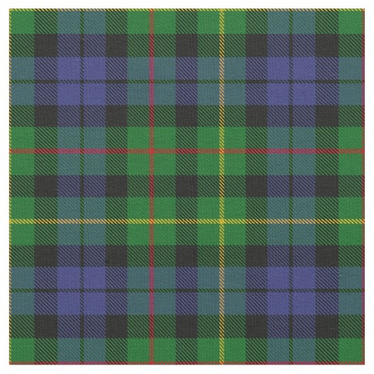 Scottish Rollo karierter Tartan Stoff (Nahaufnahme)