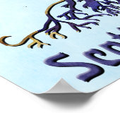 Scottish Roots, American Map Poster Print (Ecke)