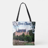 Scottish Ross Clan Balnagown Castle Tote Bag Tasche (Rückseite)