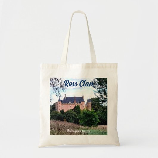 Scottish Ross Clan Balnagown Castle Tote Bag Tragetasche (Vorne)