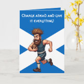 Scottish Rugby Pride Karte (Gelbe Blume)