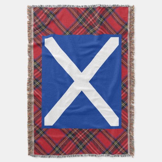 Scottish Saltire Flagge der Schottland-Wurfs-Decke Decke (Vorderseite Vertikal)
