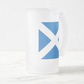 Scottish Saltire Party Mattglas Bierglas (VorderseiteRechts)