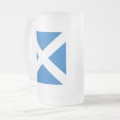 Scottish Saltire Party Mattglas Bierglas (Vorderseite Links)