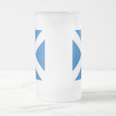 Scottish Saltire Party Mattglas Bierglas (Mittel)
