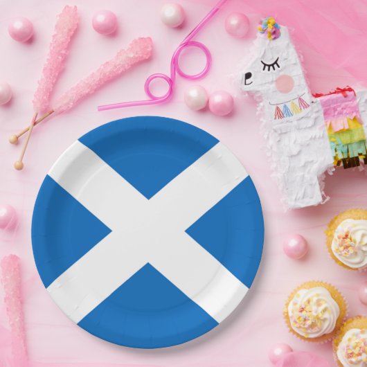 Scottish Saltire Party Pappteller (Party)