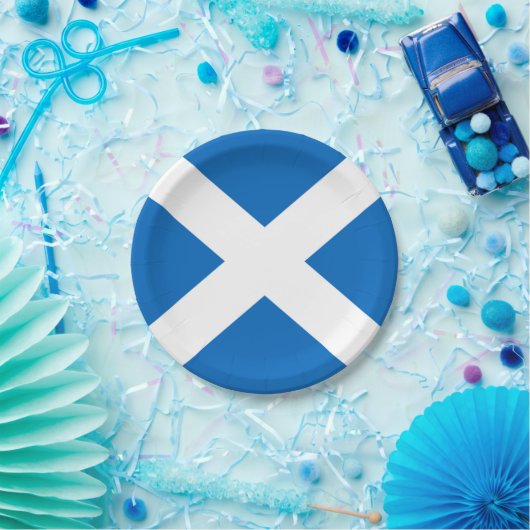 Scottish Saltire Party Pappteller (Party)