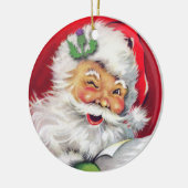 Scottish Santa, Scottish Christmas, Schottland Keramik Ornament (Links)