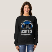 Scottish Scotland Scottish Flag Mothers Day Sweatshirt (Vorne ganz)
