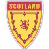 Scottish Shield Aufkleber (Vorderseite)