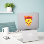 Scottish Shield Aufkleber (Laptop auf Schreibtisch)
