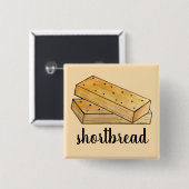Scottish Shortbread Tea Biscuits British Bakery Button (Vorne & Hinten)