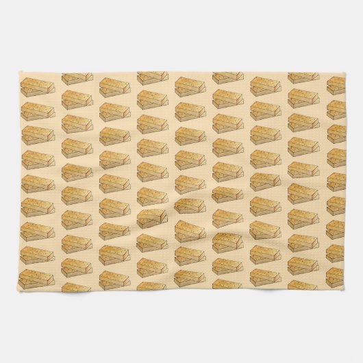 Scottish Shortbread Tea Biscuits British Bakery Geschirrtuch (Horizontal)