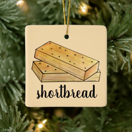 Scottish Shortbread Tea Biscuits British Bakery Keramikornament (Baum)