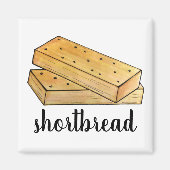 Scottish Shortbread Tea Biscuits British Bakery Magnet (Vorne)