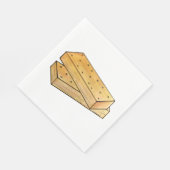 Scottish Shortbread Tea Biscuits British Bakery Serviette (Ecke)