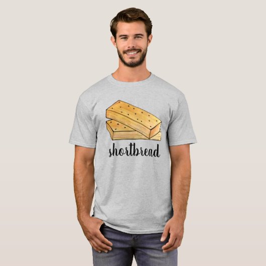 Scottish Shortbread Tea Biscuits British Bakery T-Shirt (Vorne ganz)