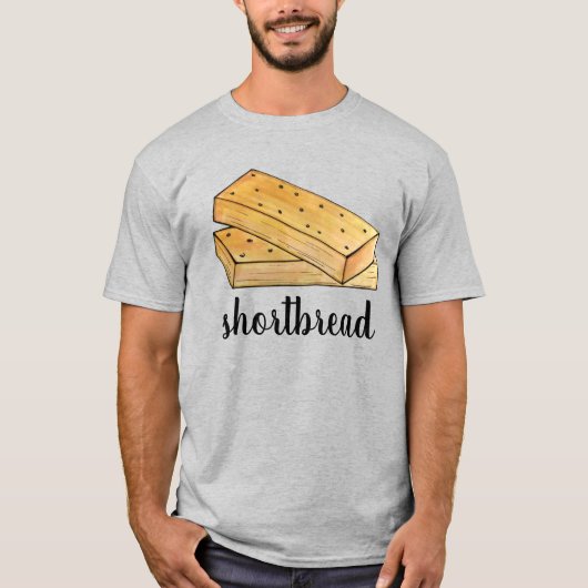 Scottish Shortbread Tea Biscuits British Bakery T-Shirt (Vorderseite)