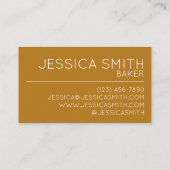 Scottish Shortbread Tea Biscuits British Bakery Visitenkarte (Rückseite)