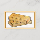 Scottish Shortbread Tea Biscuits British Bakery Visitenkarte (Vorderseite)
