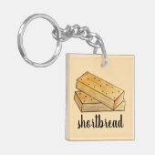 Scottish Shortbread Tea Biscuits UK British Food Schlüsselanhänger (Vorderseite links)