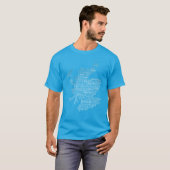 Scottish Slang Word Map T - Shirt (Vorne ganz)