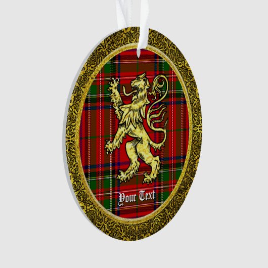 Scottish Style Lion Rampant Ornament (Vorderseite)