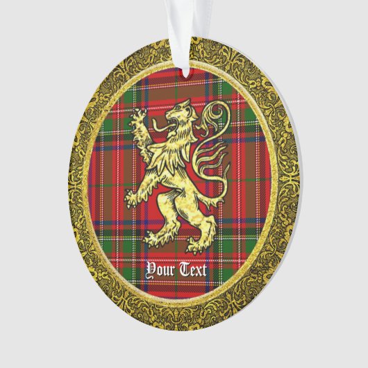 Scottish Style Lion Rampant Ornament (Vorderseite)