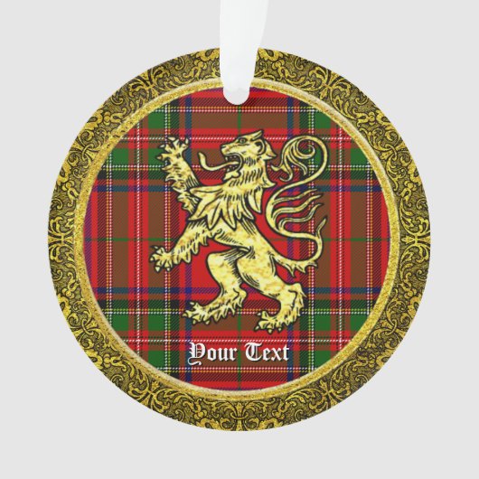 Scottish Style Lion Rampant Ornament (Vorderseite)