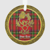 Scottish Style Rose und Thistle Ornament (Rückseite)
