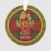 Scottish Style Rose und Thistle Ornament (Vorderseite)