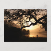 Scottish Sunset über Loch Postkarte (Vorderseite)