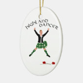 Scottish Sword Dancer - Ghillie Callum Keramikornament (Links)