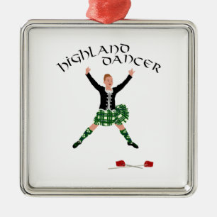 Scottish Sword Dancer - Ghillie Callum Ornament Aus Metall