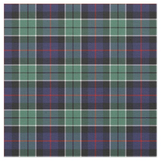 Scottish Syme karierter Tartan Stoff (Nahaufnahme)