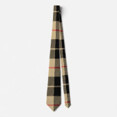 Scottish Tartan Checkered Kariert Pattern Krawatte (Vorderseite)