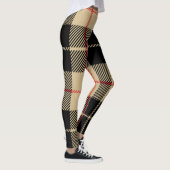Scottish Tartan Checkered Kariert Pattern Leggings (Rechts)