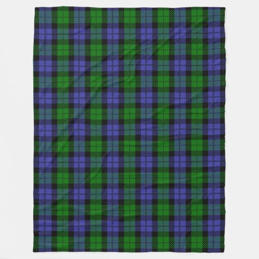 Scottish Tartan Fleecedecke (Vorderseite)