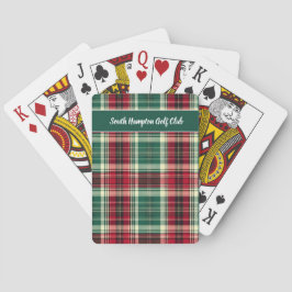 Scottish Tartan Golf Playing Cards – Personalized  Spielkarten