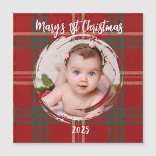 Scottish Tartan Heritage Customizable Magnetkarte